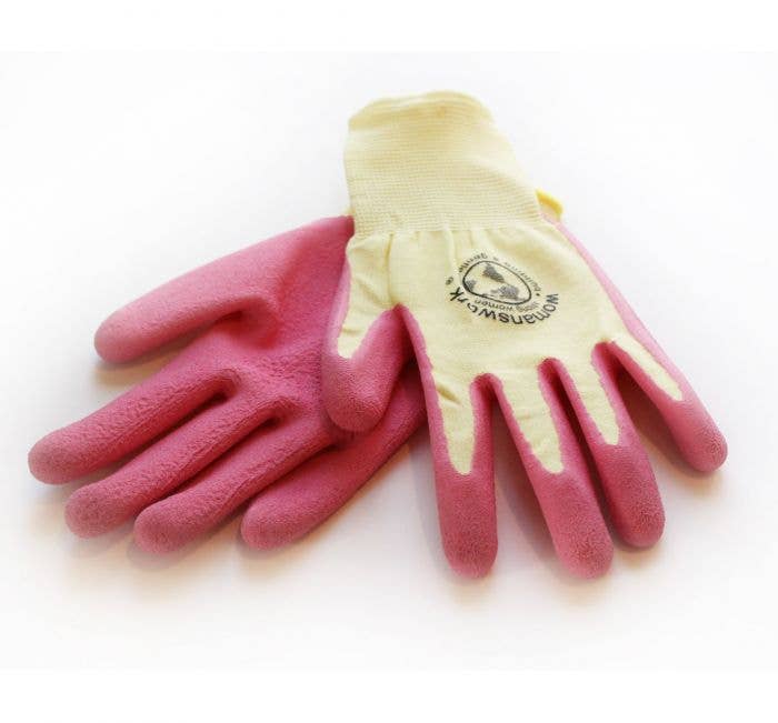 Women's Weeder Garden Gloves: Pink / Medium