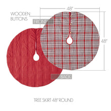 Gregor Plaid Tree Skirt 48