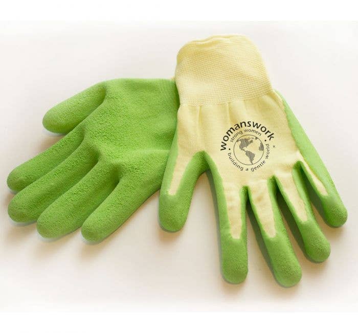 Women's Weeder Garden Gloves: Green / Medium