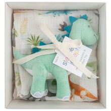 Muslin Blanket and Stuffed Animal
