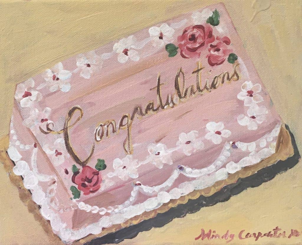 Congratulations Cake Greeting Card
