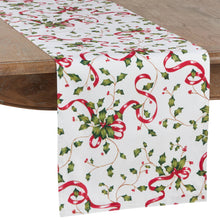 Holly and Ribbon Runner 16"x90"