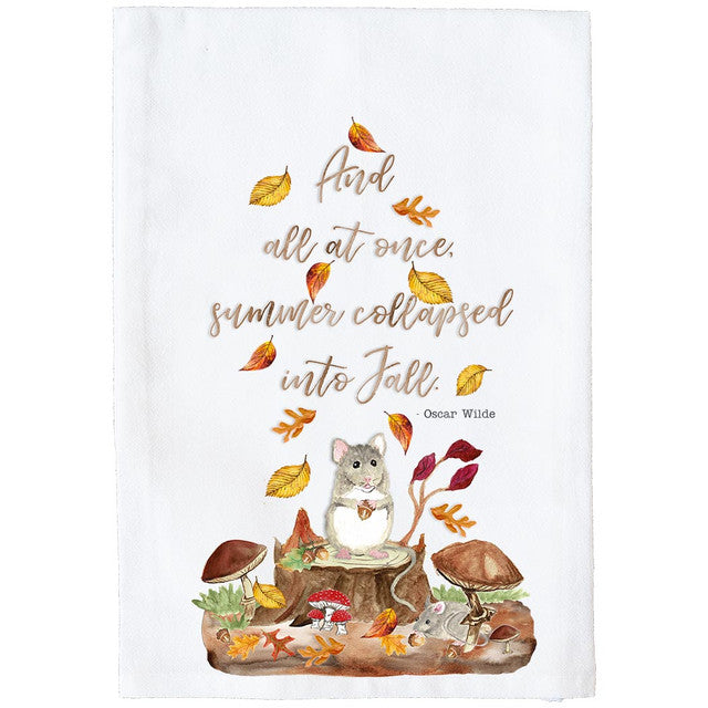 Woodland Mice Kitchen Towel