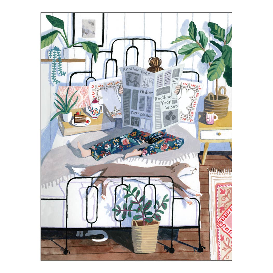 Lazy Day Birthday Card