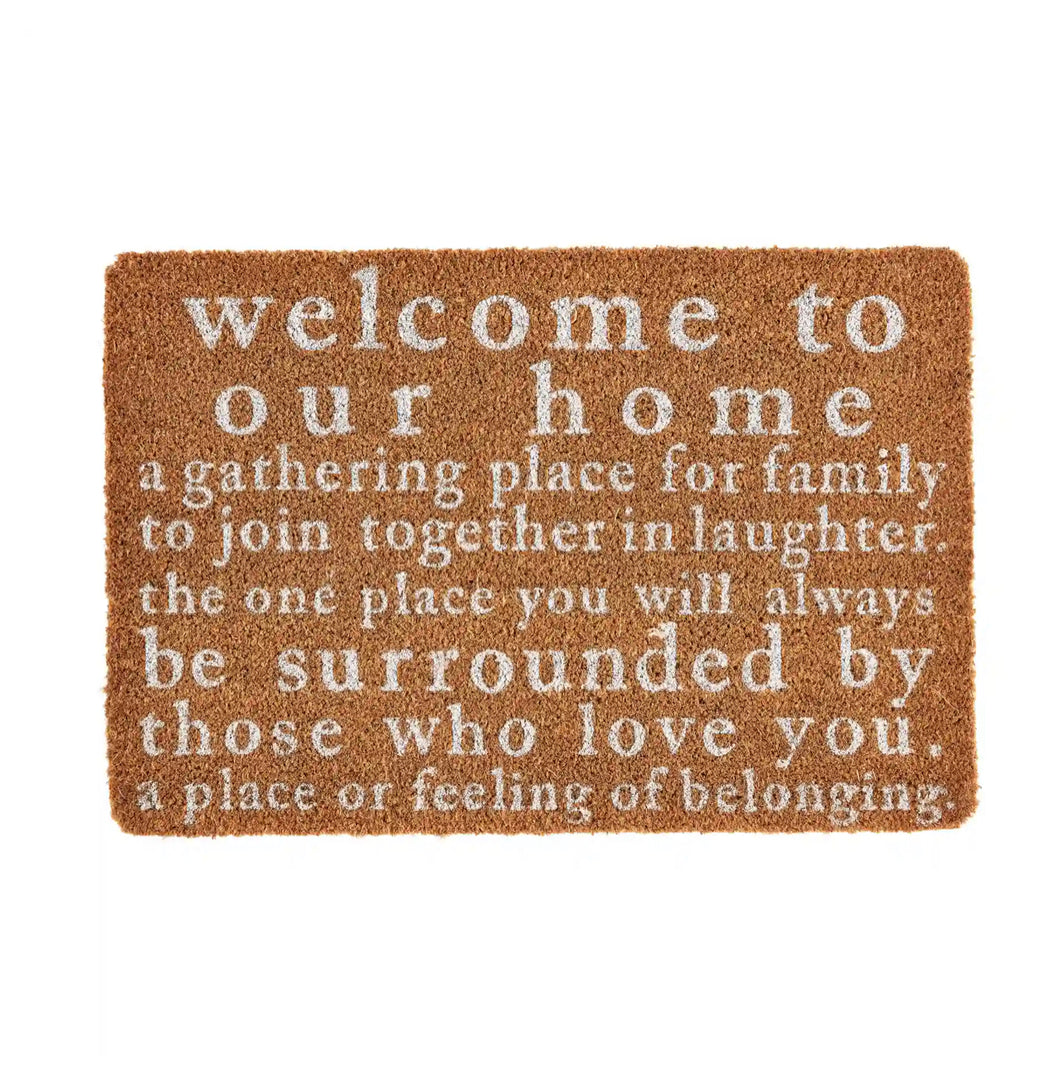Welcome Home Coir Mat