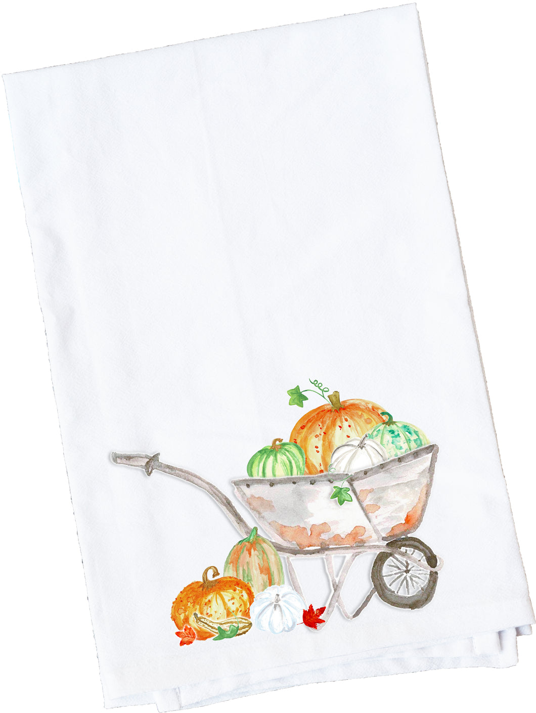 Fall Wheelbarrow Kitchen Towel