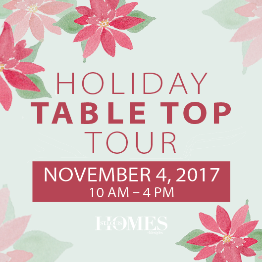 We're getting ready for the St. Louis Homes and Lifestyles Tabletop Tour this Saturday!