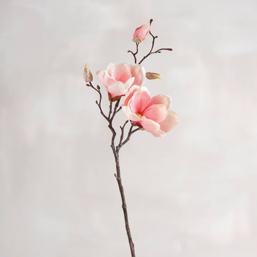 Small Pink Magnolia Floral Pick