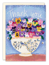 Pansies Thank You Card
