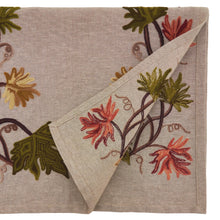 Embroidered Fall Leaf Runner 16"x72"
