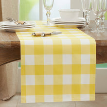 Buffalo Plaid Runner - Yellow