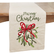 Merry Christmas Ribbon Runner 16"x70"