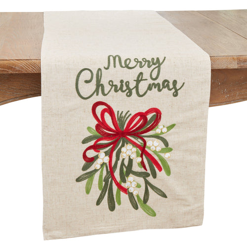 Merry Christmas Ribbon Runner 16