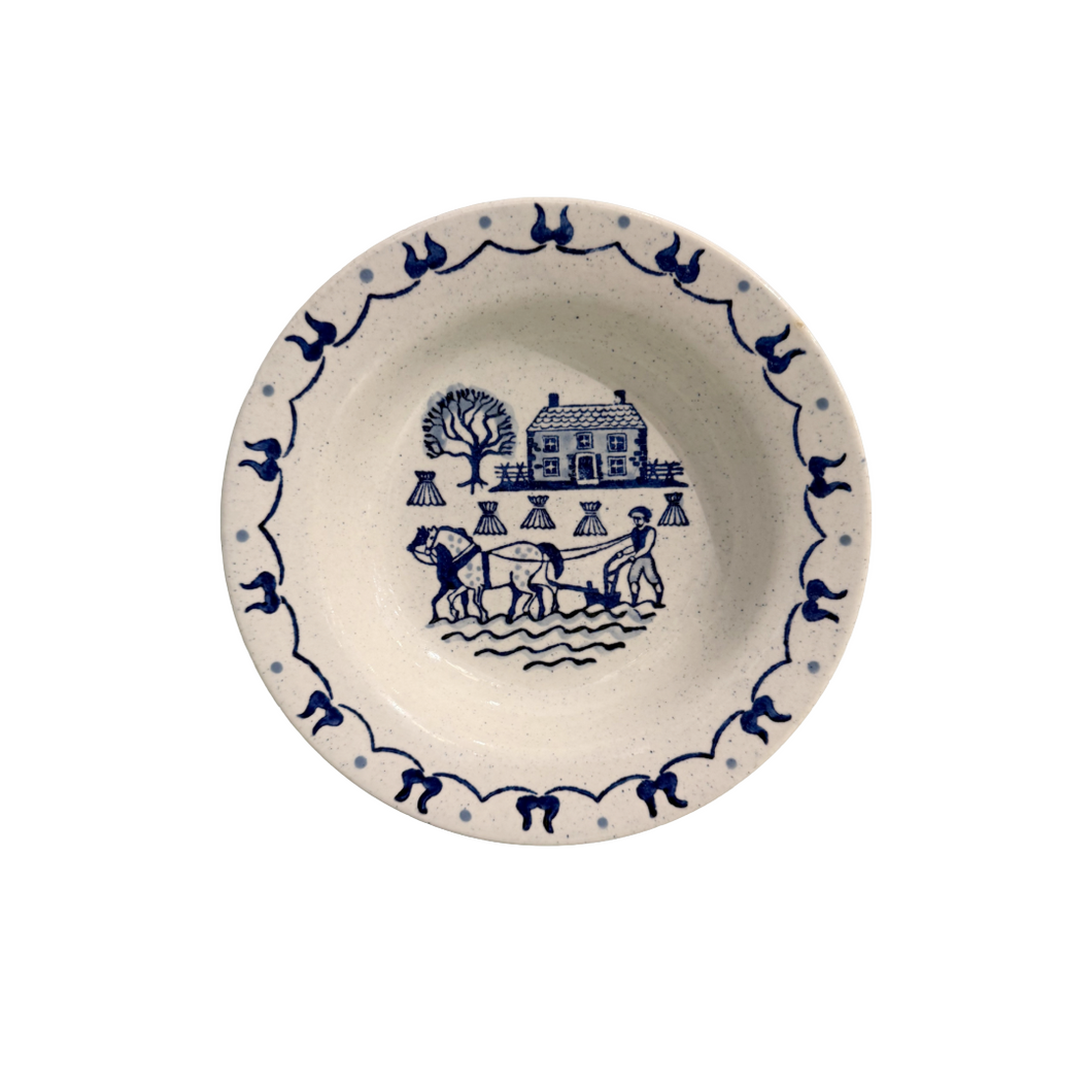 Vintage Metlox Provincial Blue Bowl
