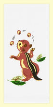 Chippy Retro Flour Sack Kitchen Towel