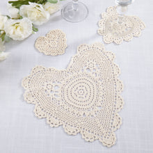 Heart Crochet Doily 12"