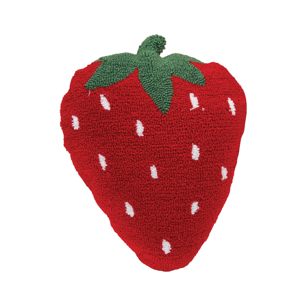 Strawberry Shaped Throw Pillow