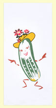 Mrs. Pickle Retro Flour Sack Kitchen Tea Towel