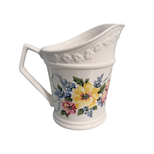 Vintage Martha Stewart Floral Pitcher