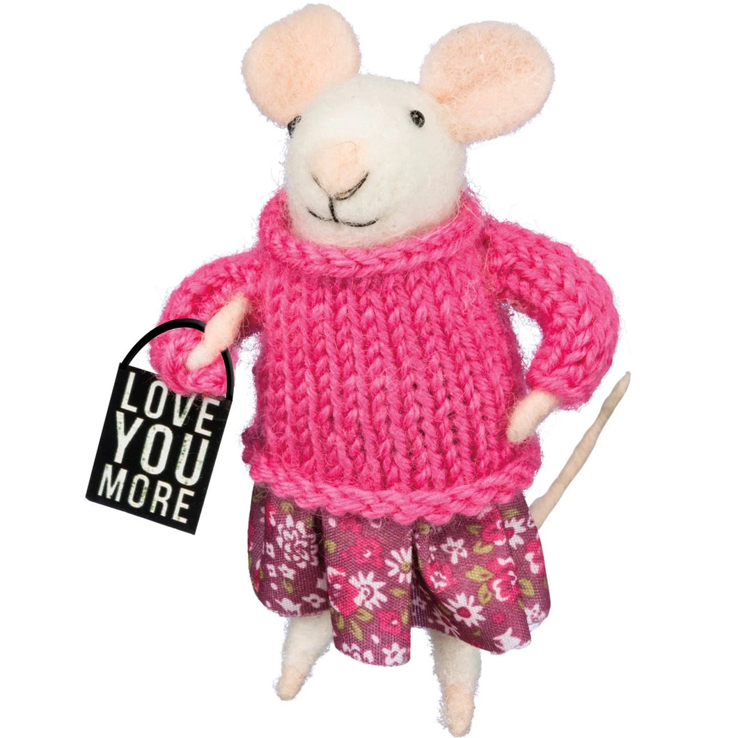 Love You More Mouse Critter