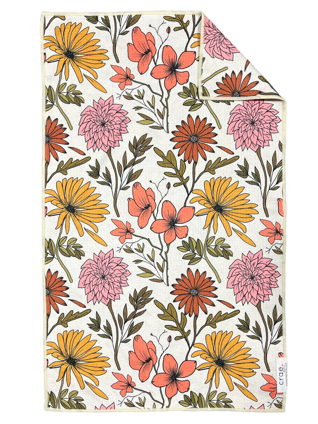 Urban Flower: Double-Sided Hand Towe