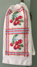Sweet Cherries Retro Flour Sack Kitchen Towel
