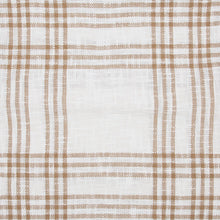 Wheat Plaid Fabric Pillow 18x18