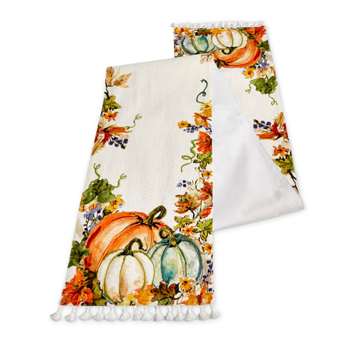 7.5' Pumpkins on Vine Table Runner