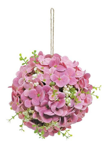 Hydrangea Orb With String, 6