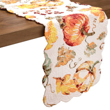 Watercolor Pumpkin Table Runner
