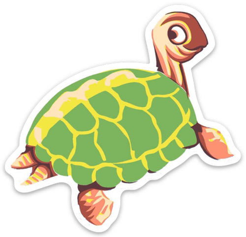 Turtle Bob Retro Sticker