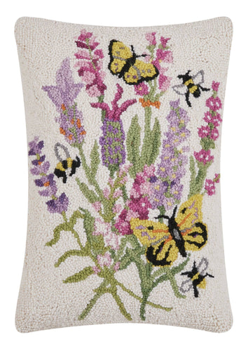 Lavender Butterfly Hook Pillow