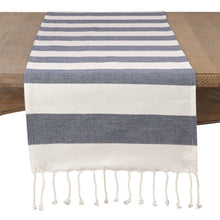 Striped Tasseled Runner