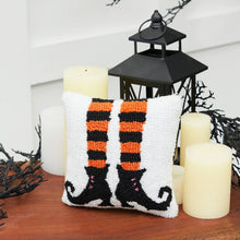 Halloween Witch Legs & Feet Pillow