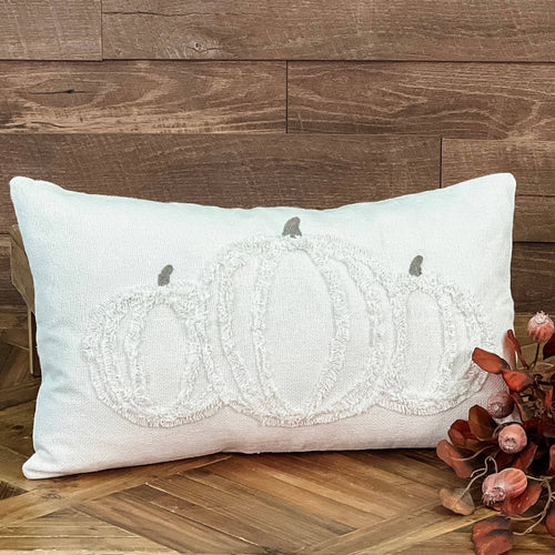 White Harvest Pillow 25Lx15W