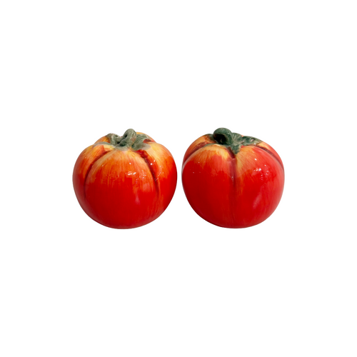 Vintage Tomato Salt & Pepper Shakers