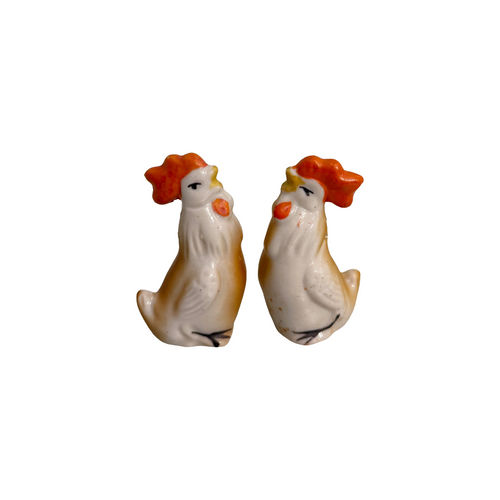 Vintage Chicken Salt & Pepper Shakers