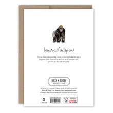 Handsome Gorilla Birthday Card