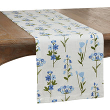 Floral Runner - Blue