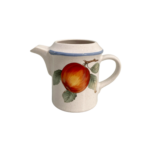 Vintage Apple Stoneware Creamer