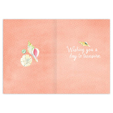 Seashell Treasures Birthday Card
