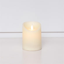 LED Ivory Flickering Pillar