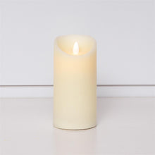 LED Ivory Flickering Pillar