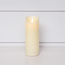 LED Ivory Flickering Pillar
