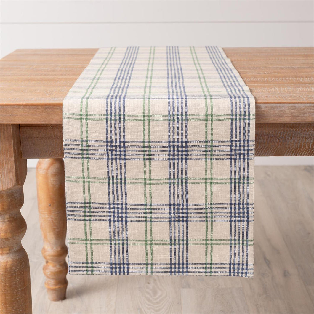 Lakehouse Plaid Table Runner