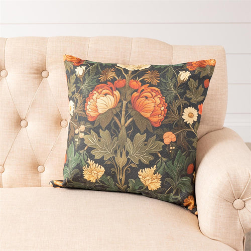 Moody Floral Pillow