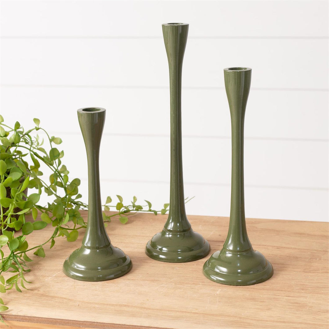 Green Taper Holder