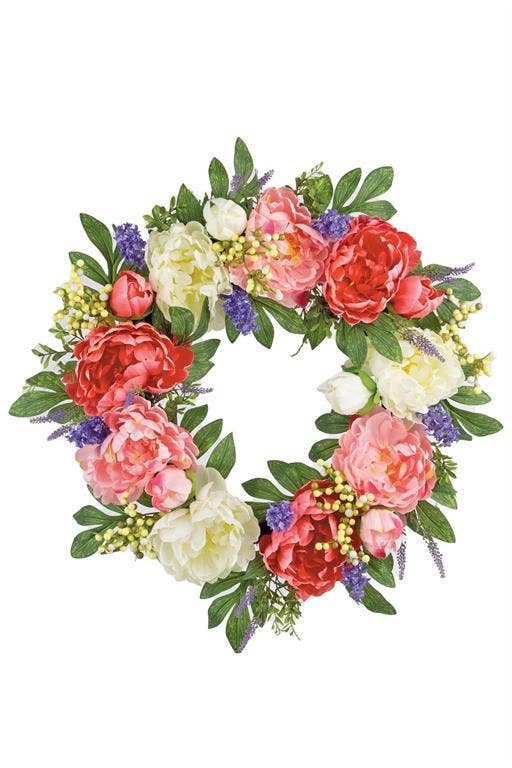 Peony Wreath, 24