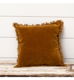 Rust Velvet Pillow