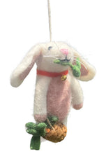 Felt ornament, super cute bunny